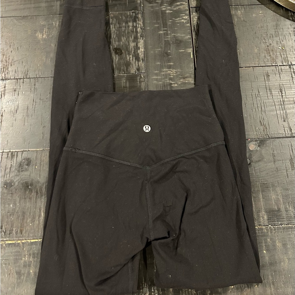 Lululemon Black Align High Rise 28inch Leggings
